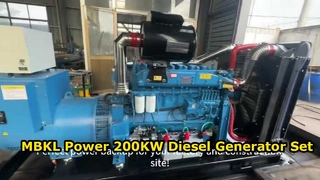 200KW डीजल जेनरेटर सेट - एमबीकेएल पावर