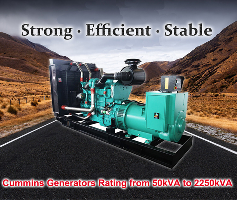 गुणवत्ता छोटे पानी से ठंडा 110KW 137.5KVA 6 सिलेंडर Cummins डीजल जनरेटर सेट फैक्टरी