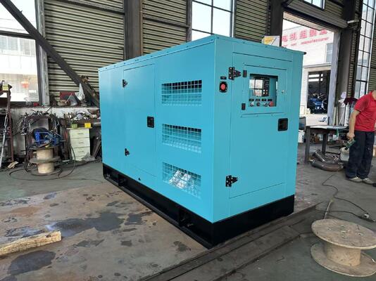 वीचाई इंजन के साथ 70kW ध्वनिरोधी डीजल जनरेटर।
